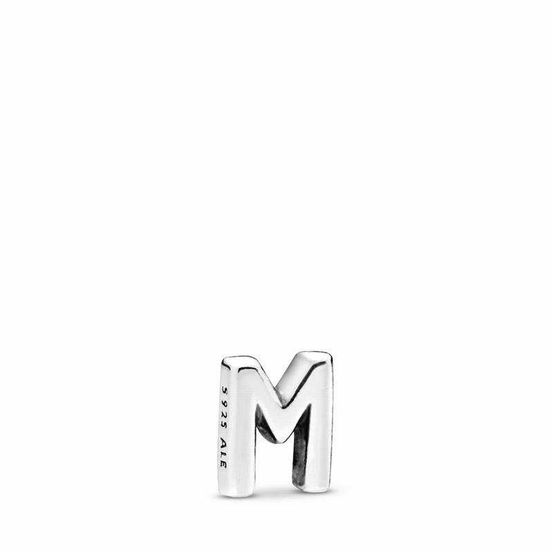 Pandora Letter M Petite Locket Charm Ireland - Sterling Silver - 719408AZK